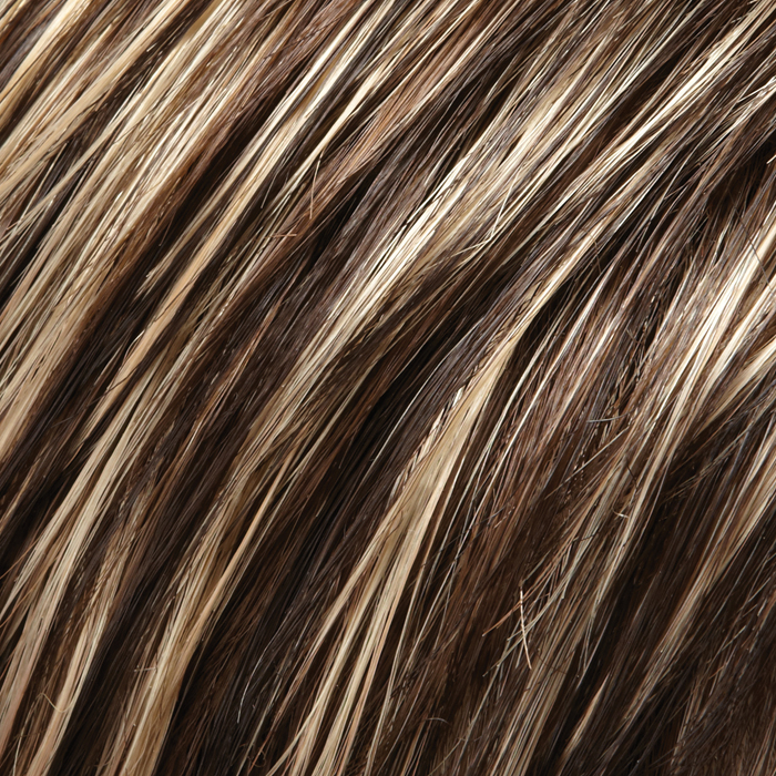 4F - Rum Raisin - Medium Dark Brown with Gold Blonde Streaks