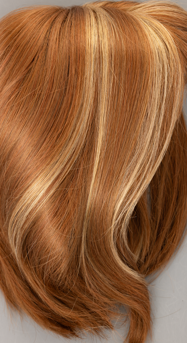 Ginger Snap - Light Auburn with a Light Golden Blonde Highlights