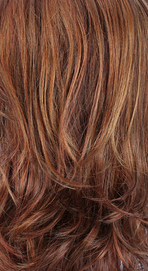 R133/24H - Medium and Light Auburn Blend with Strawberry Auburn Tip