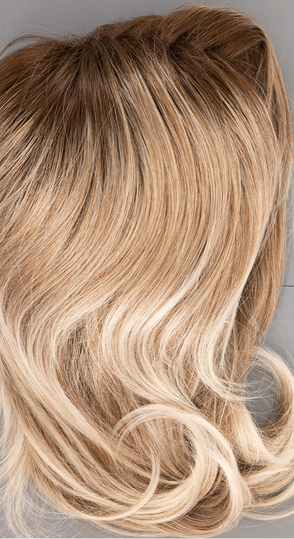 Melted Marshmellow - Medium Honey Brown Progressing to a Golden Blonde Tip with Dark Roots (+$5.00)
