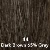 44 - Dark Brown with 65% Gray