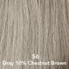 56 - Chestnut Brown with 90% Gray